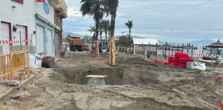 Seguimiento de la obra del paseo marítimo Paseo marítimo