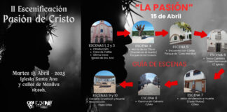 El martes 15 de abril se realizará la Pasión de Cristo Pasión de Cristo Manilva