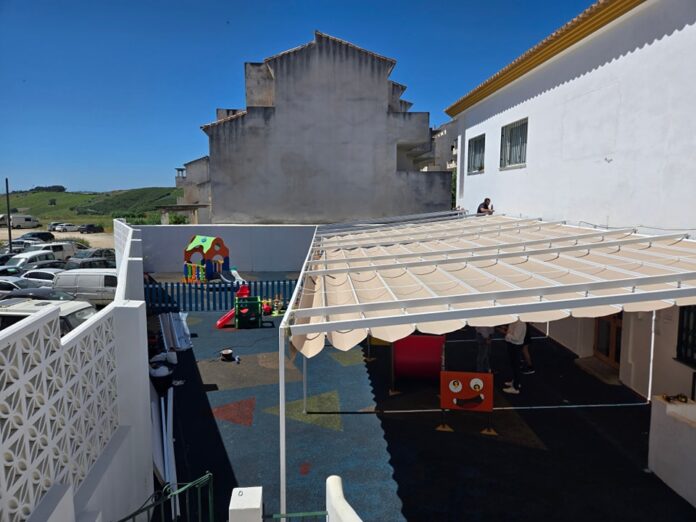 toldo Guardería de Manilva