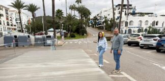 Reorganización de los contenedores en el Puerto Contenedores aparcamiento del Puerto