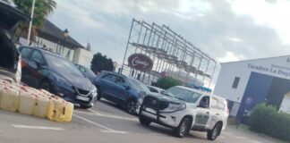 Se incautan garrafas con gasolina destinadas al narcotráfico Guardia Civil