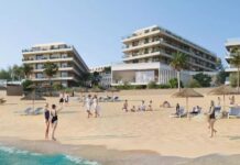 El proyecto inmobiliario de lujo en el BIC del Castillo sigue adelante vista mare