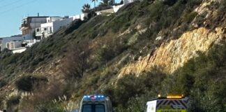 Fallece un motorista tras sufrir un accidente en la A7 Accidente en la A7