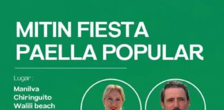 Carolina España, número 2 de Juanma Moreno en Málaga, visita este jueves Manilva Paella popular