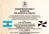 Manilva se moviliza en apoyo a Ceuta con una concentración y marcha pacífica
