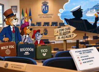 Willy Fog, Rigodón o Tico: el PSOE pide al alcalde de Manilva que elija personaje tras aplazar el pleno por sus vacaciones Pleno ordinario