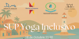 ‘Yoga en el Puerto’, jornada de bienestar e inclusión en el Puerto de La Duquesa SUP Yoga inclusivo Puerto de La Duquesa