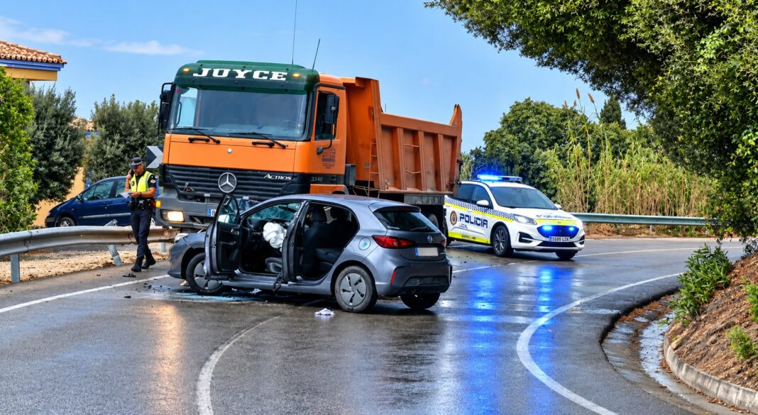 accidente A377