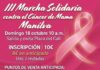 El 18 de octubre se celebra la III Marcha Solidaria contra el Cáncer de Mama Bandera Rosa