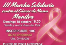 El 18 de octubre se celebra la III Marcha Solidaria contra el Cáncer de Mama Bandera Rosa