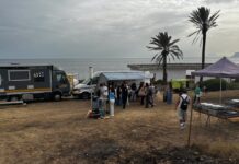 La serie ‘Fuimos eternos’, de Disney, rueda esta semana en Punta Chullera, en Manilva rodaje Fuimos eternos